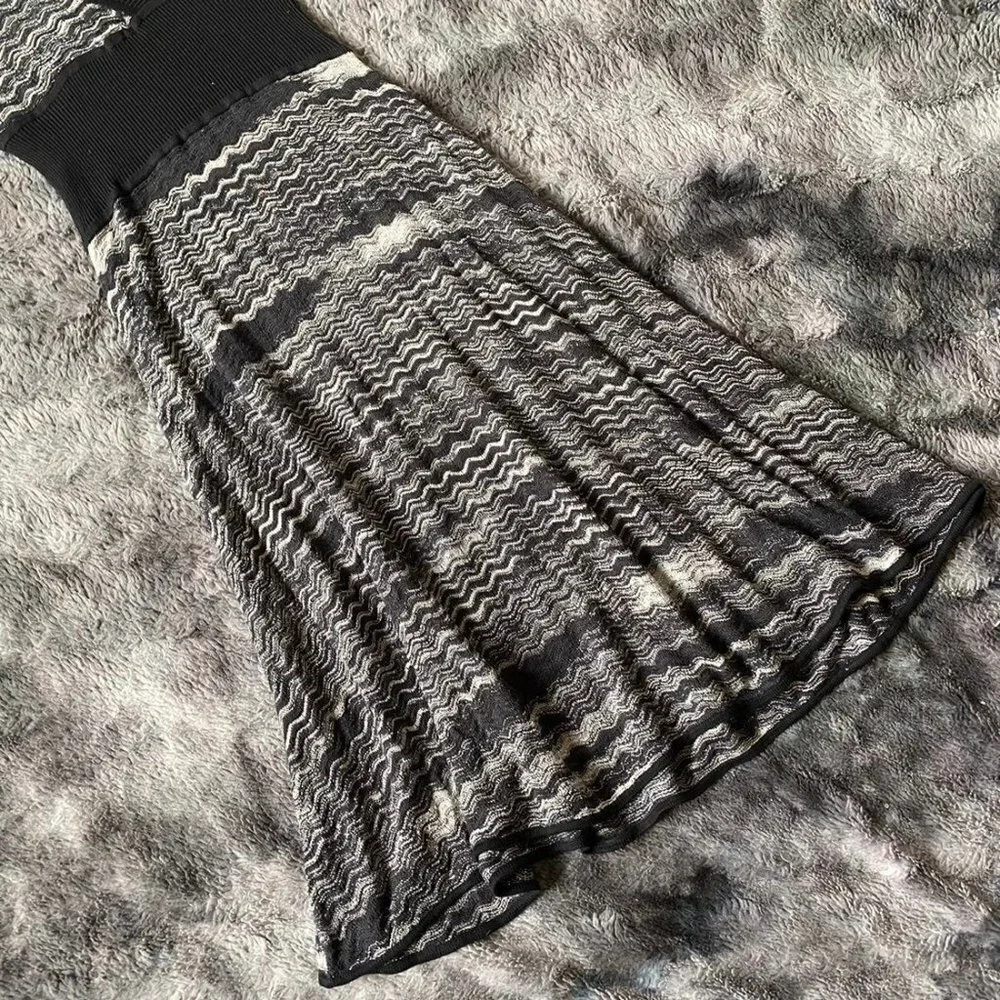 VTG BCBGMAXAZRIA Space Dye Knit Dress